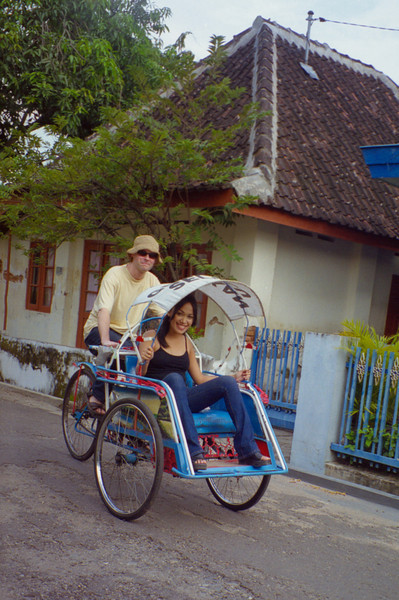 Becak ride, Madiun