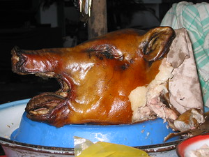 Roast pig