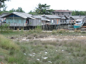 Stilt houses, Balikpapan