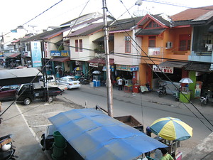 View from balcony at Hotel Hidayah