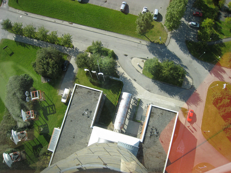 Looking down from Tyholt TV tower