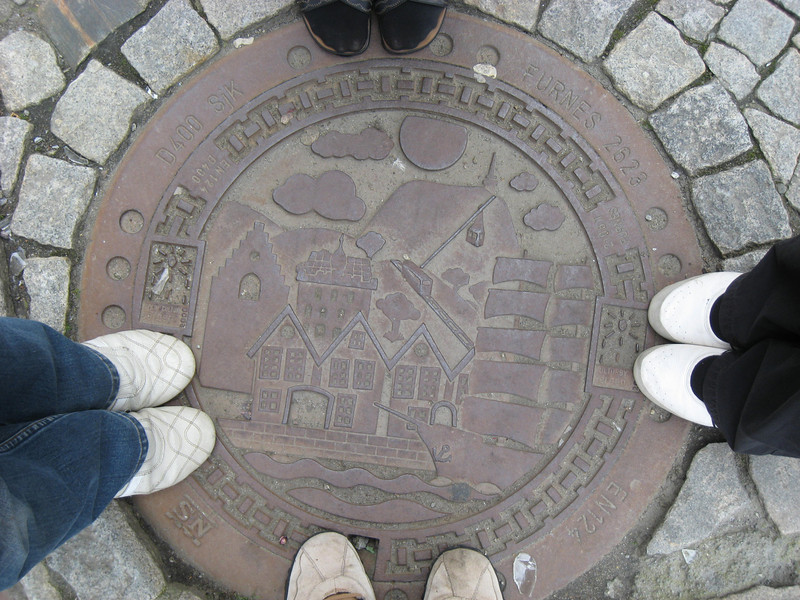 Manhole cover in Bergen