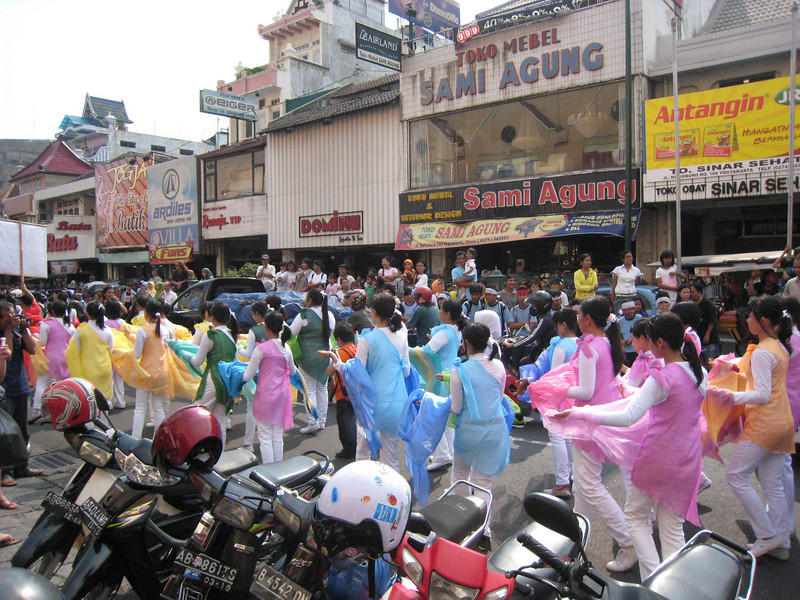 Parade along jl Malioboro