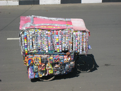 Overloaded bicycle